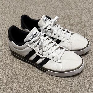 Adidas Daily 3.0 Men's Classic White and Black Sneakers